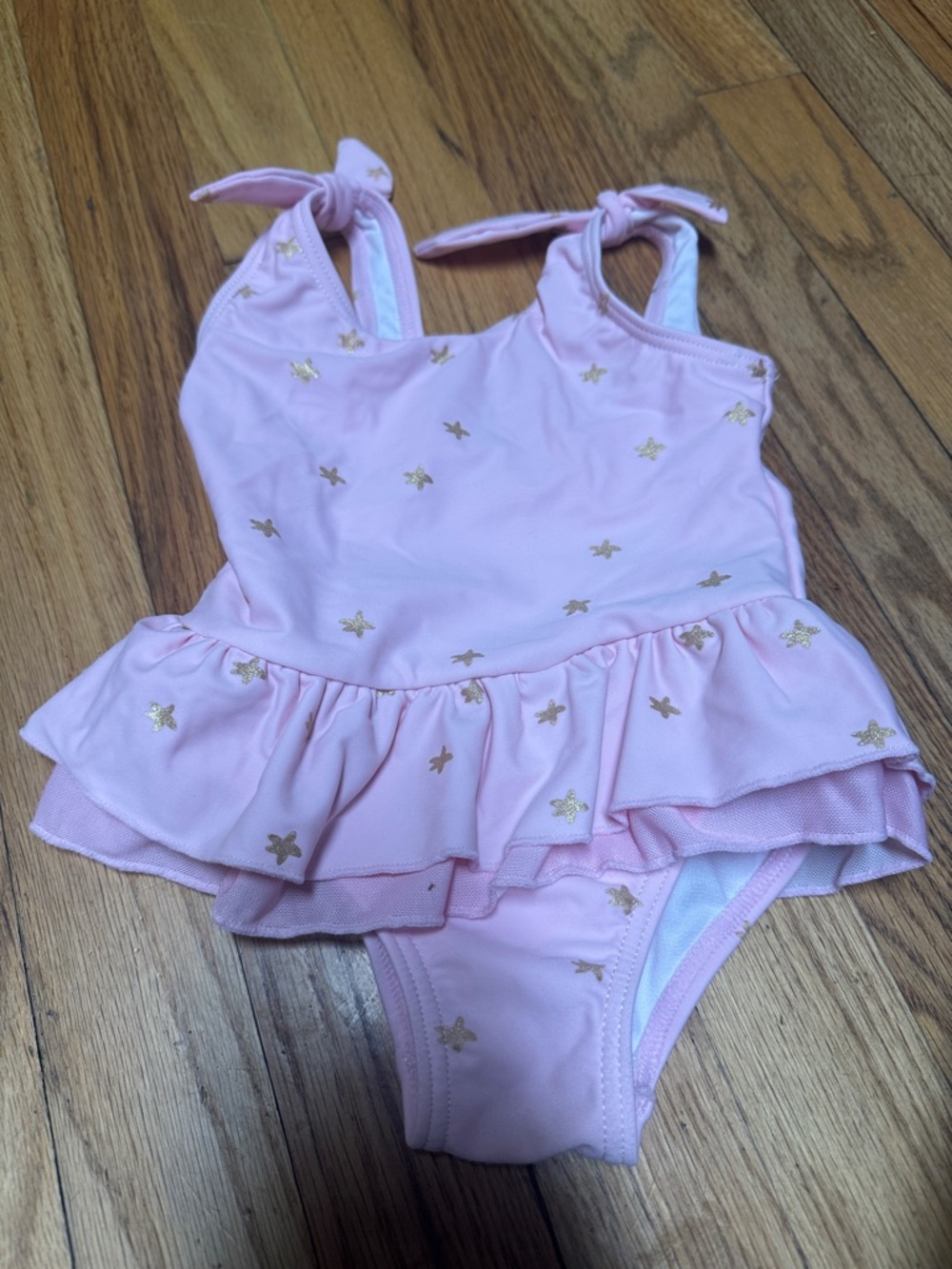 Pink Ruffle Star One-Piece Swimsuit